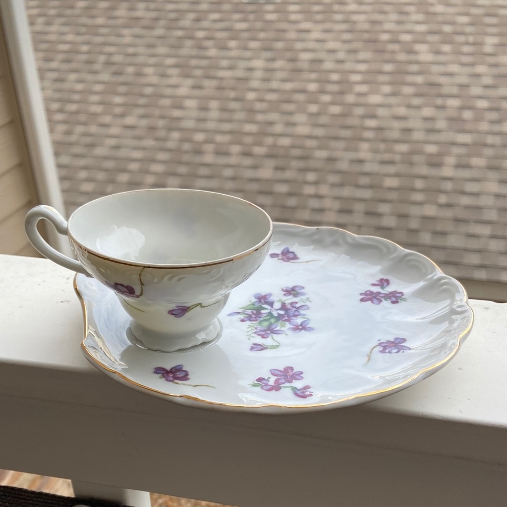 Plate and teacup